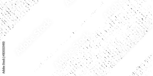 Abstract texture grunge made of diagonal streaks and distressed lines, black ink on a white background. grunge scratch patterns, chaotic linear noise. dirty monochrome pattern of the old worn surface.
