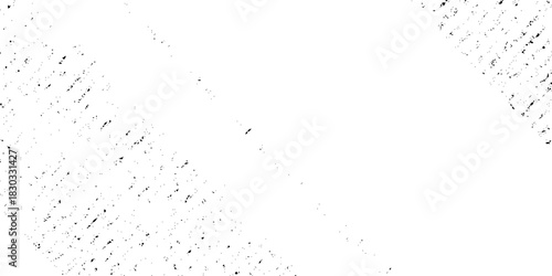 Abstract texture grunge made of diagonal streaks and distressed lines, black ink on a white background. grunge scratch patterns, chaotic linear noise. dirty monochrome pattern of the old worn surface.