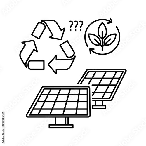Sustainable future energy recycling and solar panel question