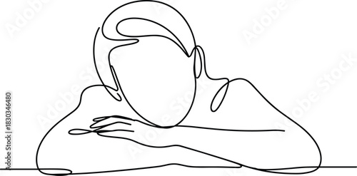 Vector outline drawing of a pregnant woman silhouette graphic illustration art