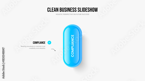 Investor Planning 1 Step Infographic Frame Layout. Sales Report Slideshow Template Vector Illustration. Market Plan One Option Diagram Slide Design.