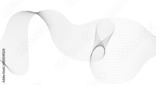 Seamless pattern with waves Abstract white paper wave background, Abstract wave element for design. Digital frequency track equalizer.