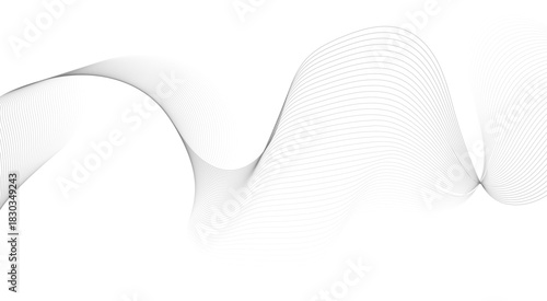 Seamless pattern with waves Abstract white paper wave background, Abstract wave element for design. Digital frequency track equalizer.