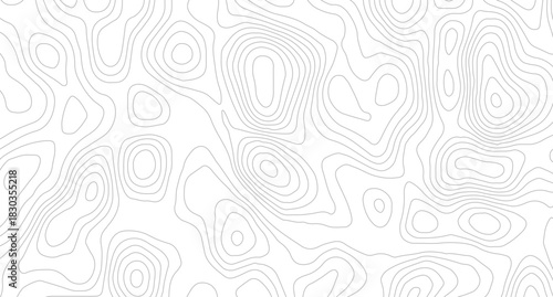 Abstract topographic contours map background. Topographic map Patterns, Topographic map and place for texture. Vector illustration