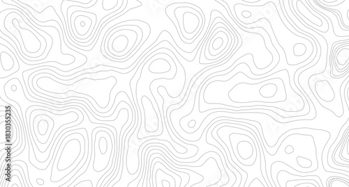 Abstract topographic contours map background. Topography lines and circles background. 