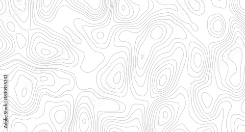 Abstract topographic contours map background. Topography lines and circles background. 