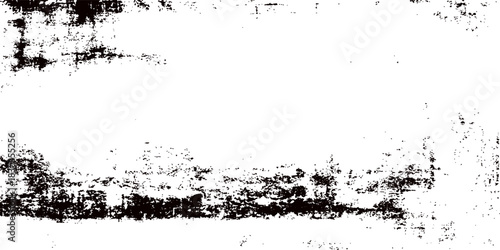 Wallpaper Mural Abstract vintage vector grunge texture border frame illustration with black ink paint splatter design pattern Torontodigital.ca