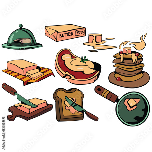 butter vector