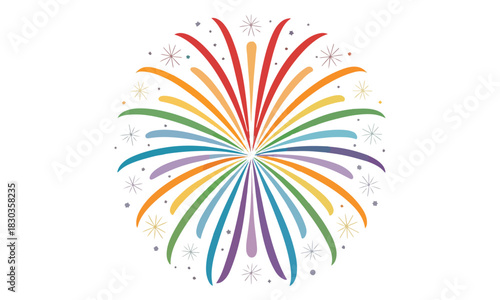 WebFireworks Vector Clipart Collection – Colorful Starburst and Celebration Designs