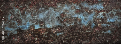 Rust metal texture background with copy space