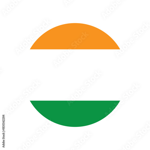 india flag button icon