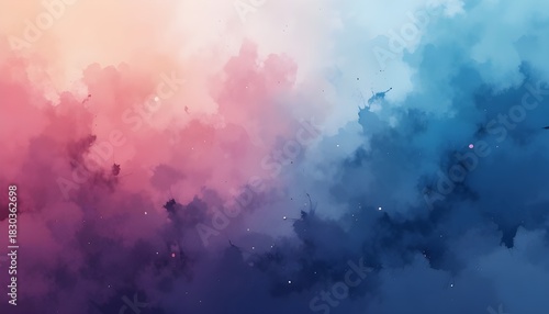 Abstract Watercolor Ombre Background Texture with Smooth Gradient for Wallpapers, Posters, Banners, and Creative Designs