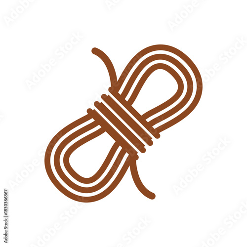 Colorful icon for rope