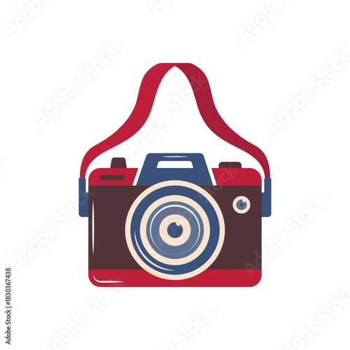 Colorful icon for camera