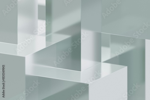 Fototapeta Naklejka Na Ścianę i Meble -  abstract 3d cube background