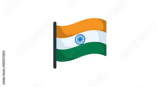 Simple vector illustration of the Indian flag on a clean background – Happy Republic Day & Independence Day Free Download Simple vector illustration of the Indian flag on a clean background – Happy Republic Day & Independence Day - GFXLoad