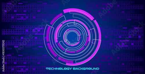 Concept abstract technology background. Vector illustration