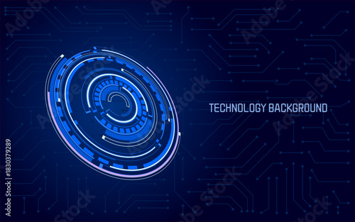 Concept abstract technology background. Vector illustration