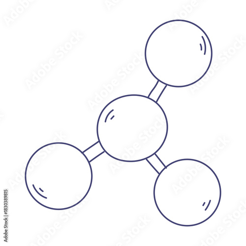 Cute Science Doodle Illustration