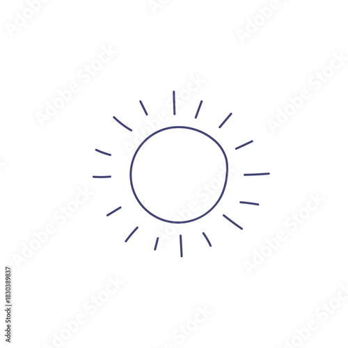 Cute Science Doodle Illustration