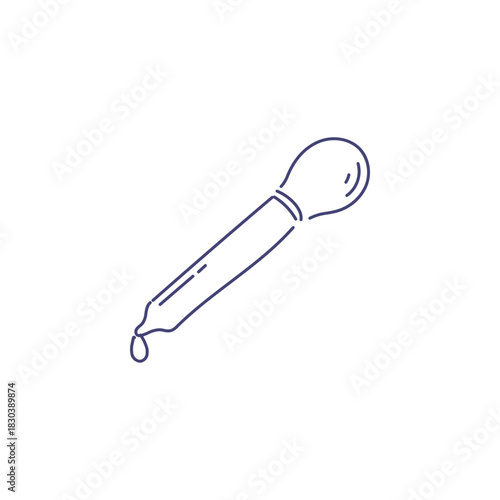 Cute Science Doodle Illustration