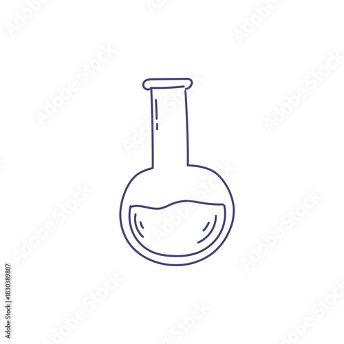Cute Science Doodle Illustration