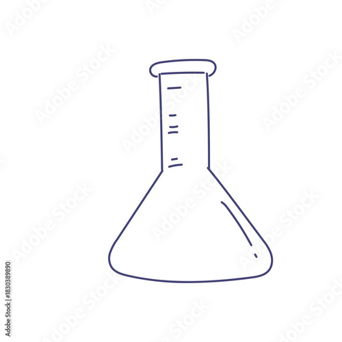 Cute Science Doodle Illustration