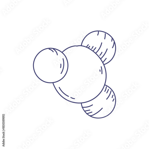 Cute Science Doodle Illustration