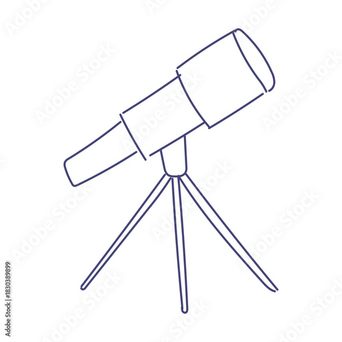 Cute Science Doodle Illustration