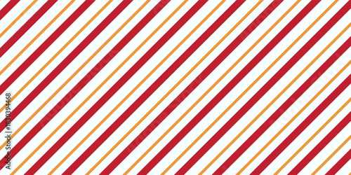 Red christmas seamless pattern. red diagonal stripes background. Candy cane repeating decoration wallpaper. Vector artPrint