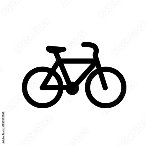 bicycle isolated on white background.