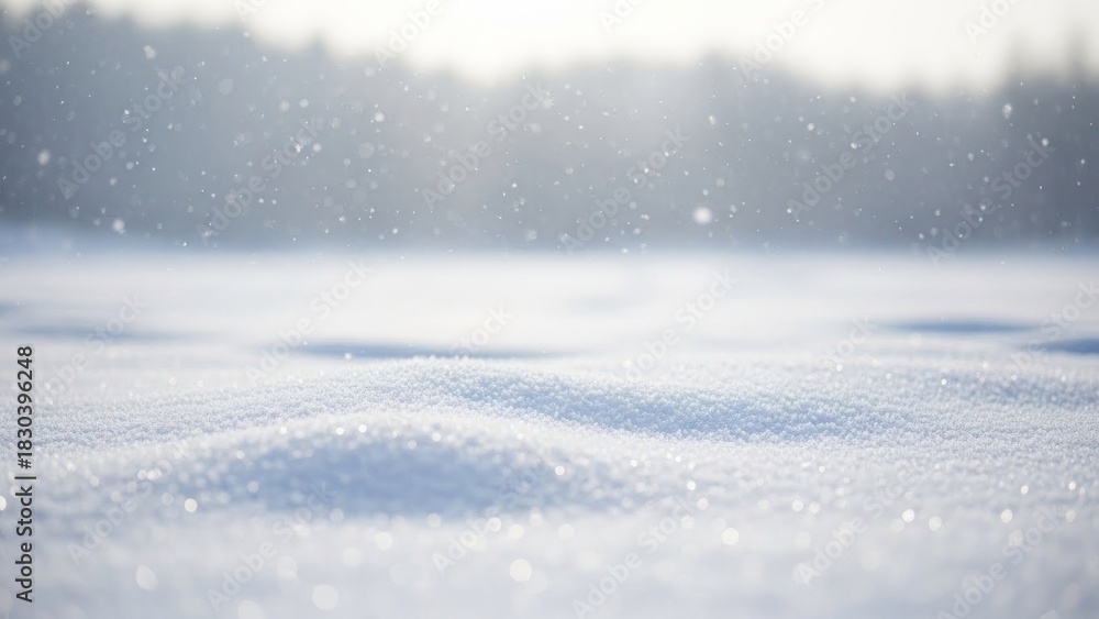 custom made wallpaper toronto digitalSnow-covered field with a few snowflakes falling.