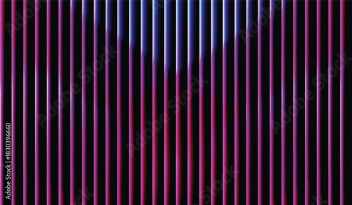 Abstract vertical lines with vibrant neon gradient glowing background for modern design projects creating a futuristic and dynamic effect EPS vector