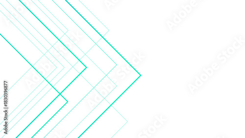 Minimalist White Abstract Background with Blue & Cyan Geometric Line Art, created in a Clean Tech-Style with Layered Angular Shapes for Business Design, UI Layouts & Futuristic Digital Banners.