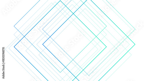 Minimalist White Abstract Background with Blue & Cyan Geometric Line Art in Modern Tech-Style, featuring Layered Angular Shapes for Futuristic Design, Business Visuals, UI Themes & Digital Banners.
