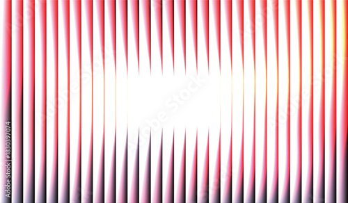 Abstract background with vertical red and white lines creating a bright center suitable for modern graphic design projects EPS vector