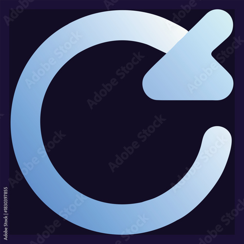 Reload refresh icon graphic element