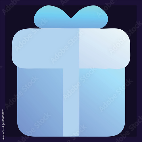 Festive Gift Box With Ribbon, Celebration Present, Holiday Packaging, Birthday Surprise, Elegant Decoration