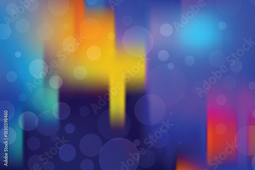 Abstract blurred background with bokeh lights colorful gradient vector design perfect for modern presentations and graphic design projects EPS vector