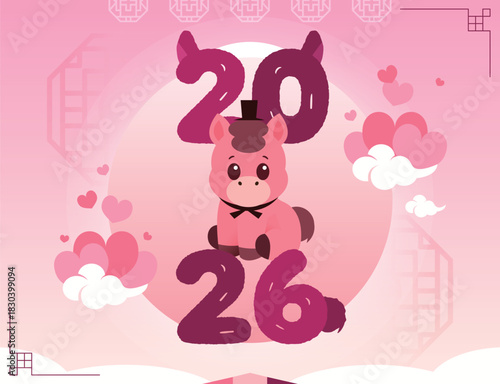 2026년 병오년 붉은 말 배너 10
