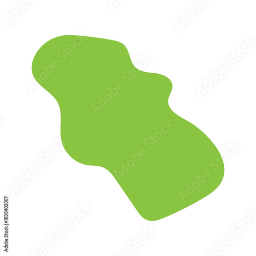 abstract blobs yellow green for background
