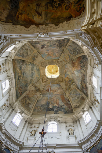 interior of the basilica of st peter in vatican