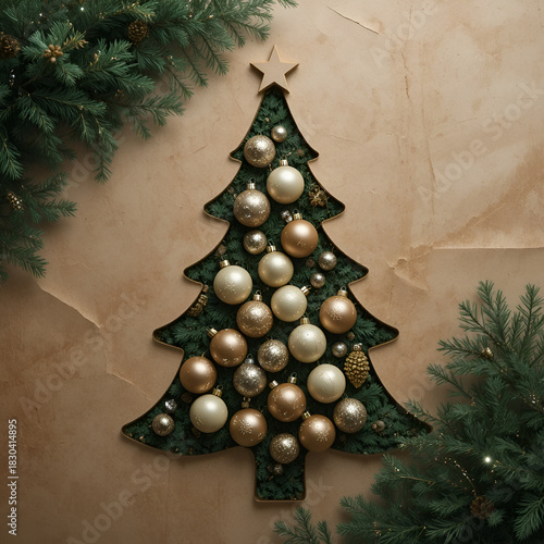 Elegant Christmas Tree Decor with Festive Ornaments