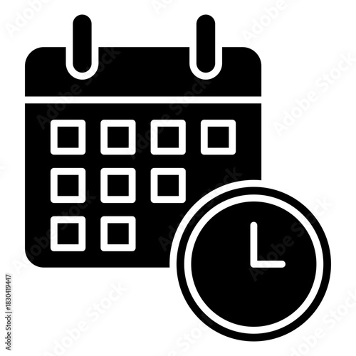 Schedule Glyph Icon