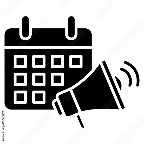 Organizer Glyph Icon