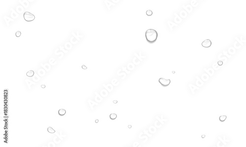 фотографія Realistic water drops
