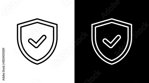 Shield Of Trust Icon Set Multiple Style Collection