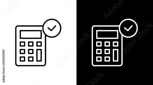 Accurate Calculation Icon Set Multiple Style Collection