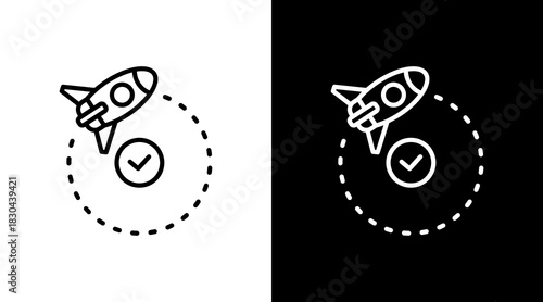 Reliable Launch Icon Set Multiple Style Collection