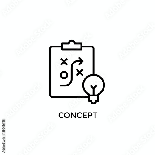 Strategic concept planning and innovative idea development, outlining core business insights on a foundational green screen for future project execution